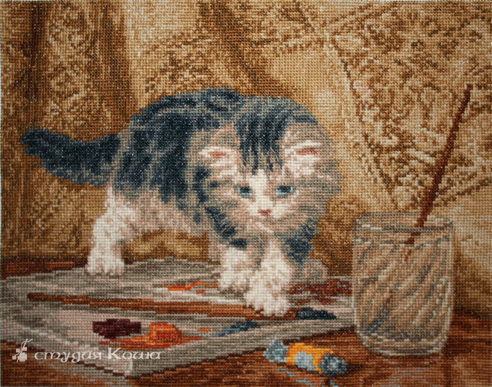 Котенок-художник, фото 1